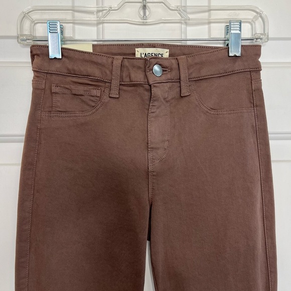NWT L’Agence Margot High Rise Skinny Jean 24 Pine Bark - Picture 7 of 15